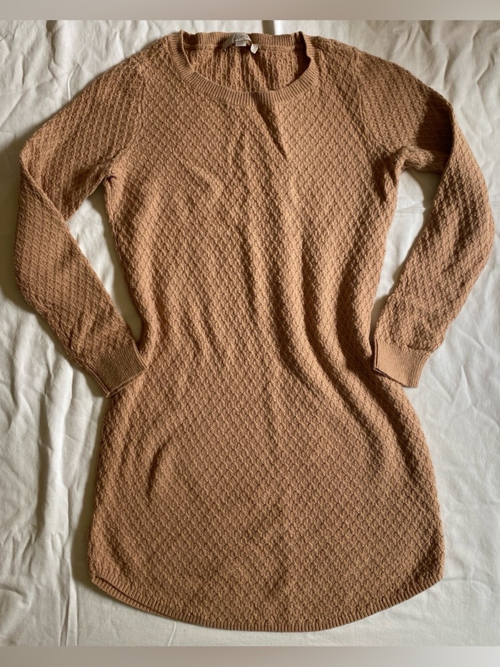 Knitted Long Sleeve Sweater Dress